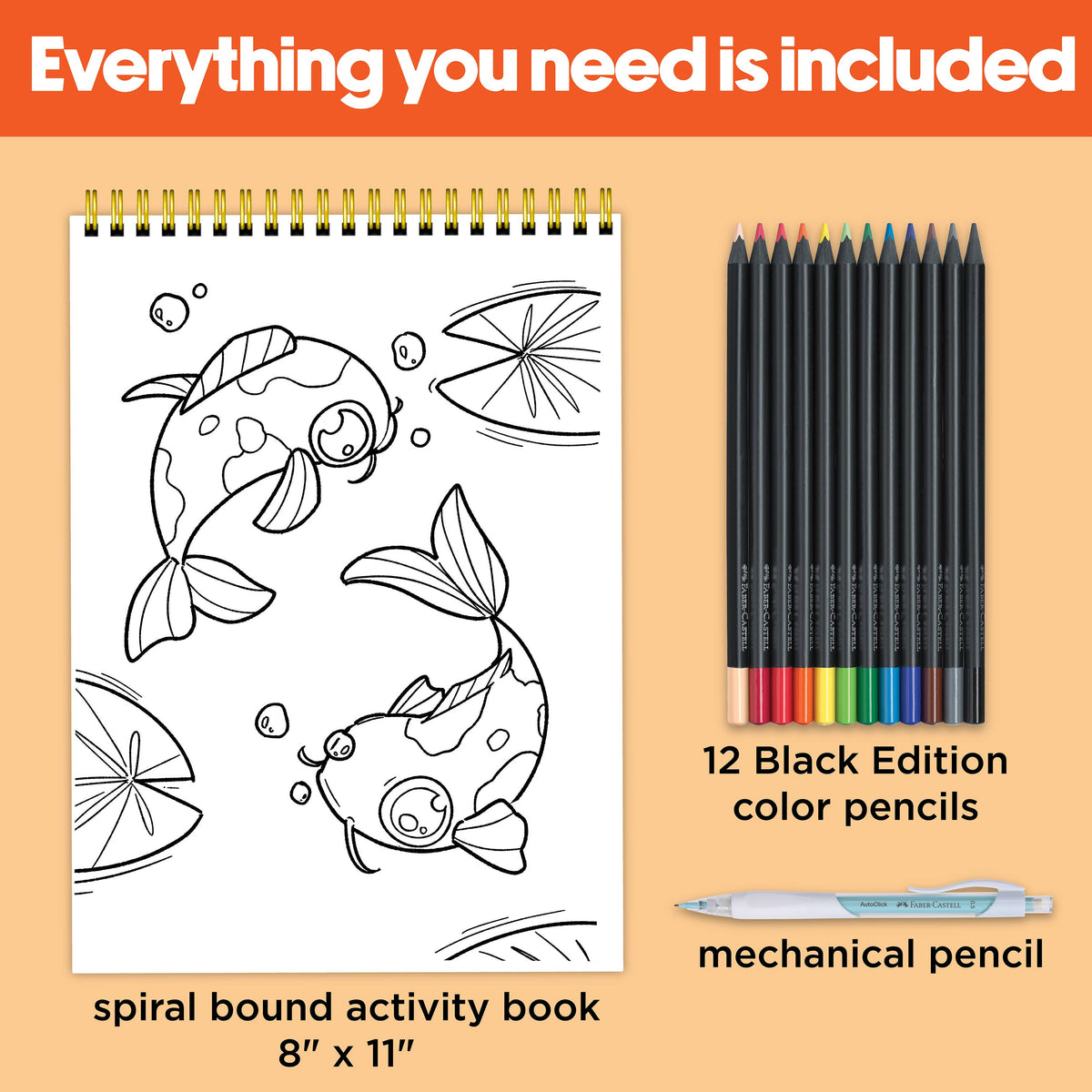 Faber-Castell / Creativity for Kids - Anime Drawing - Japanese Adventures Edition Coloring Book