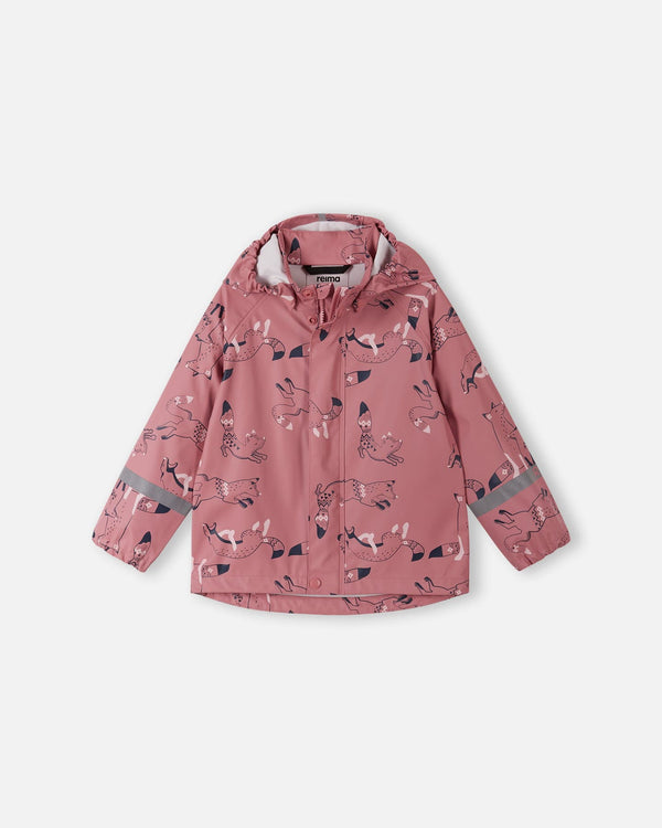 Reima Waterproof Rain Jacket Vesi Rose Blush (Fox) by REIMA