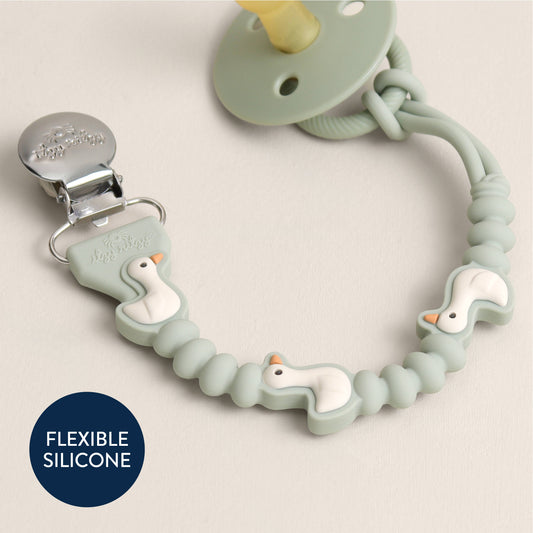 Itzy Ritzy Canada - *NEW* Itzy Paci Strap Plus™ Goose
