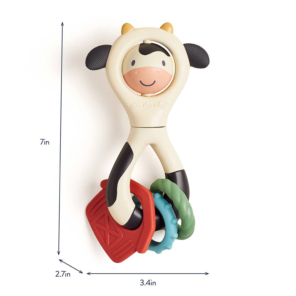 Itzy Ritzy - Itzy Spinner Rattle: Cow