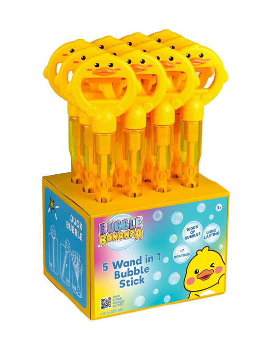 Wishbone Products - Duck 5 Expandable Wands Bubble Maker
