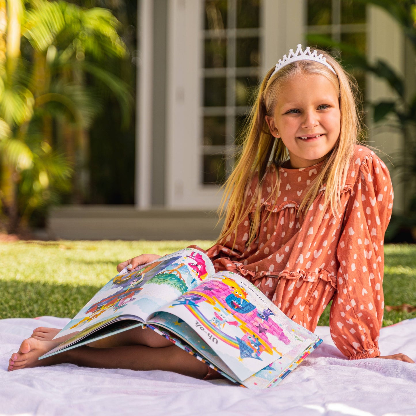 Frog Sac - Stretch Glitter Princess Tiara Headbands
