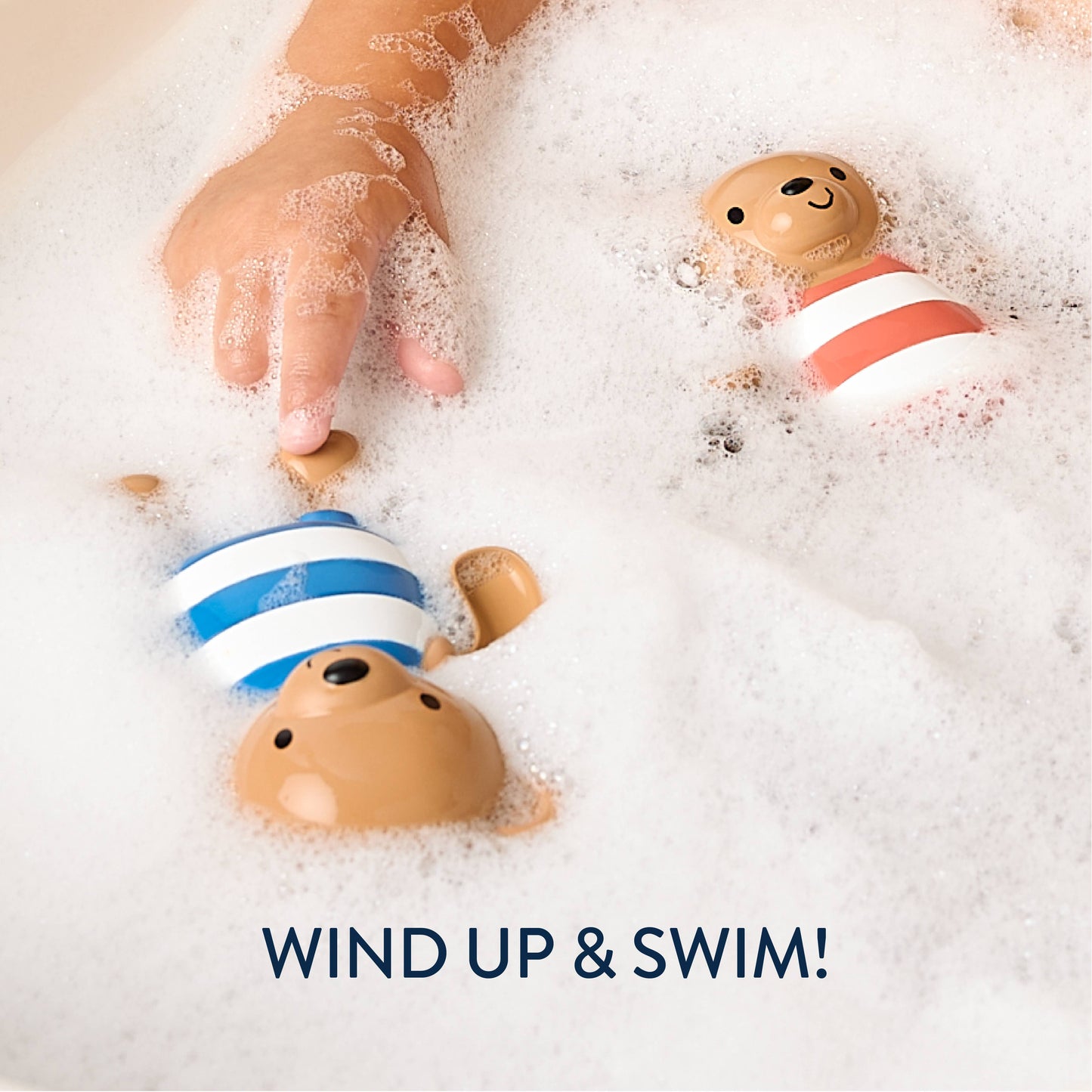 Itzy Ritzy - Teddy Bear Silly Swimmers Bath Toys