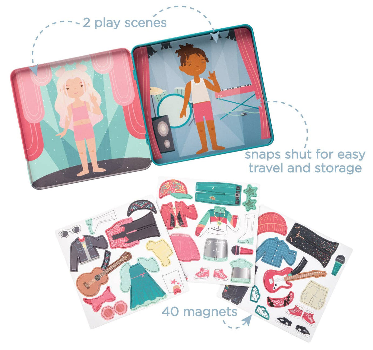 Stephen Joseph Travel Tin Magnetic Dress Up