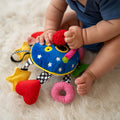 Manhattan Toy - Baby Whoozit 6" Stroller+Travel Activity Toy