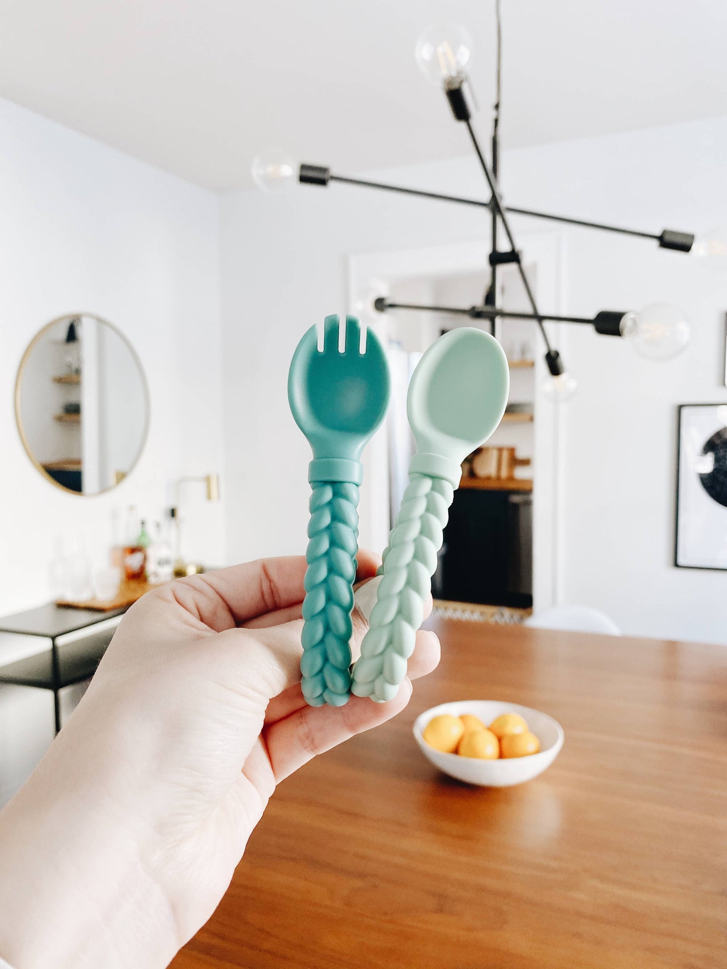 Itzy Ritzy - Sweetie Spoons Spoon + Fork Set: Pink