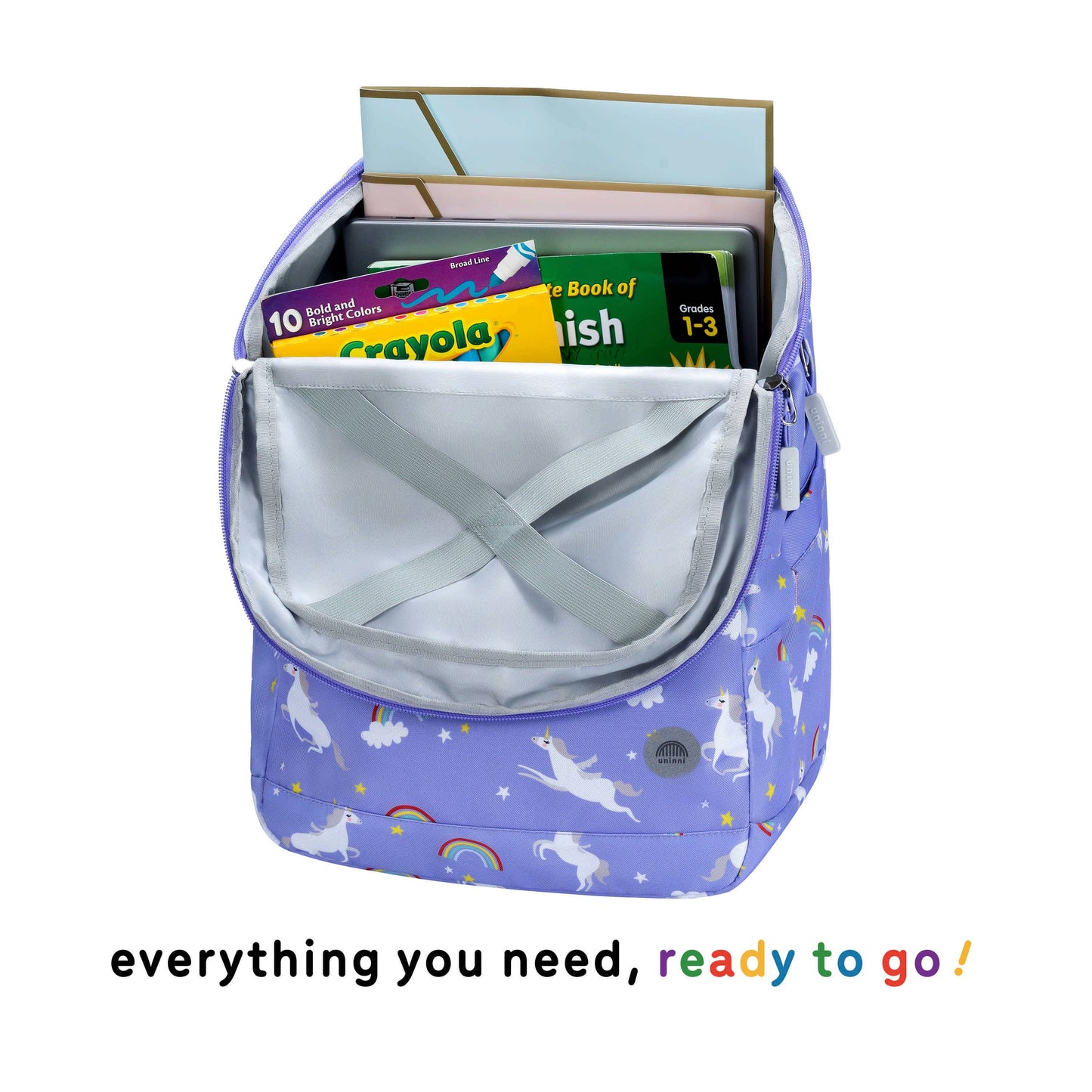 uninni - Bailey Backpack - Rainbow Unicorn