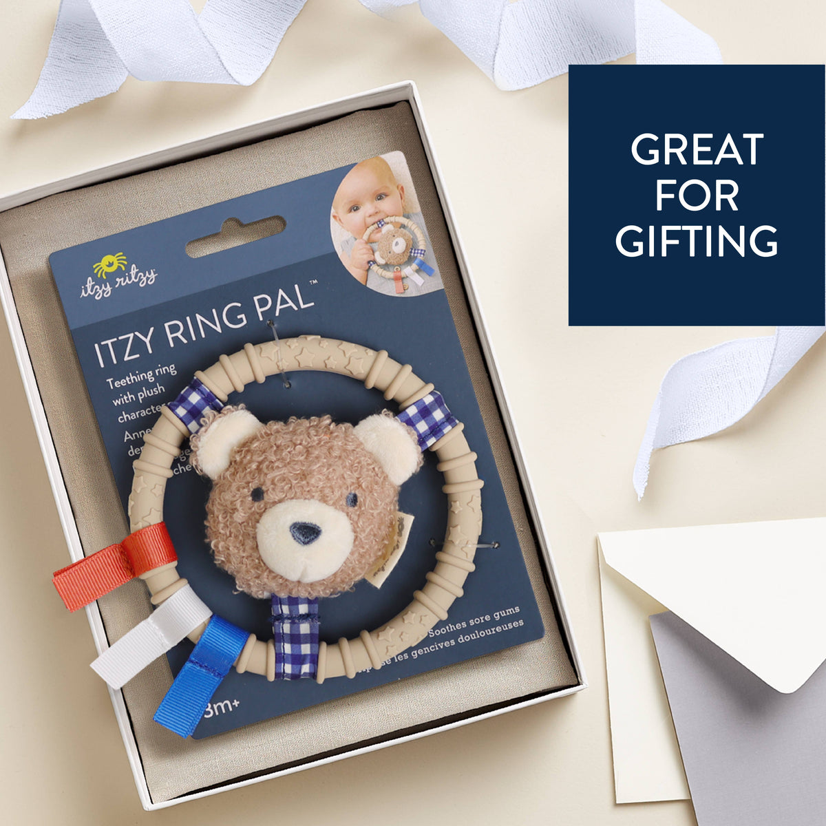Itzy Ritzy Canada - *NEW* Itzy Ring Pal™ - Teething Ring with Plush Character