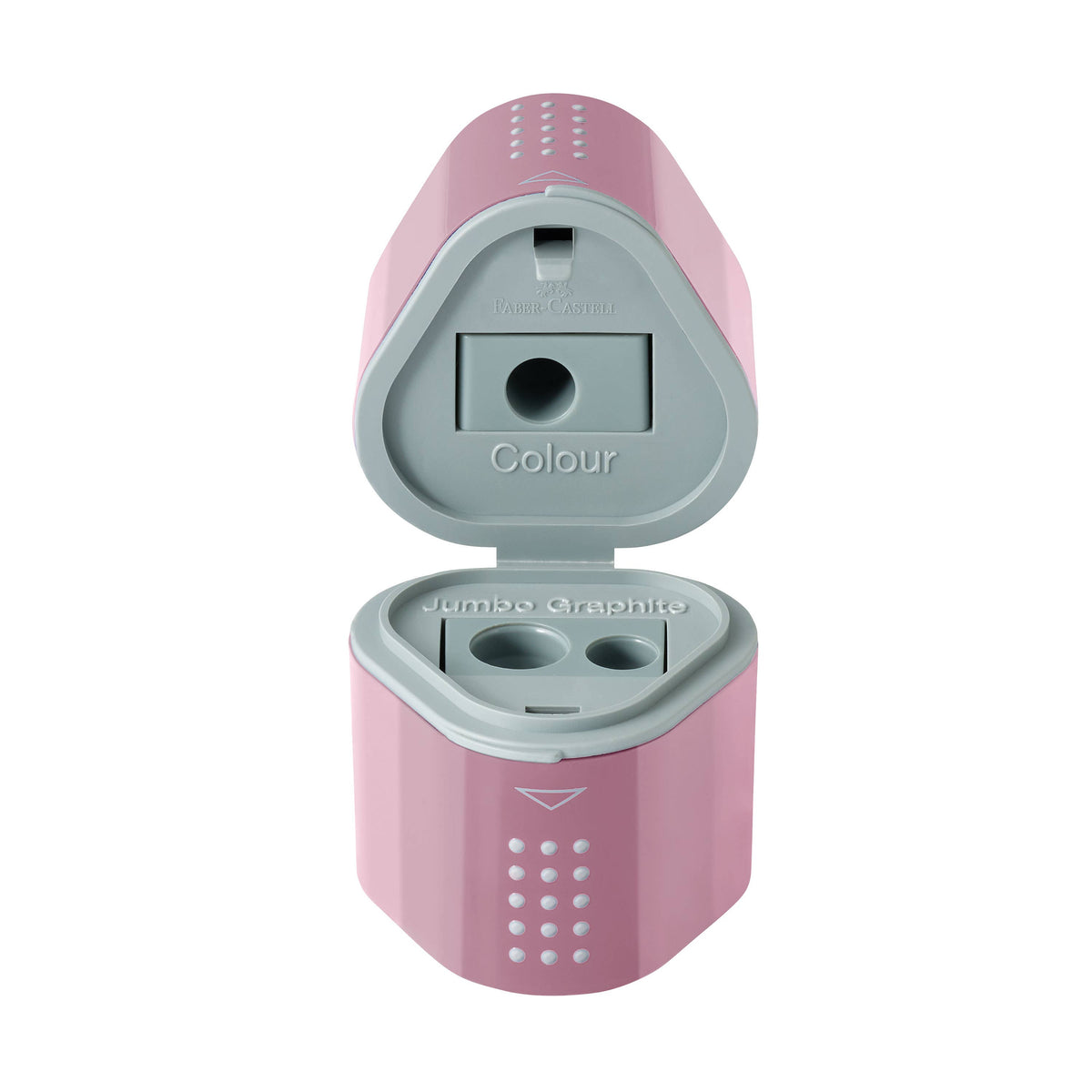 Faber-Castell / Creativity for Kids - Grip Trio Pencil Sharpener, Rose Shadows