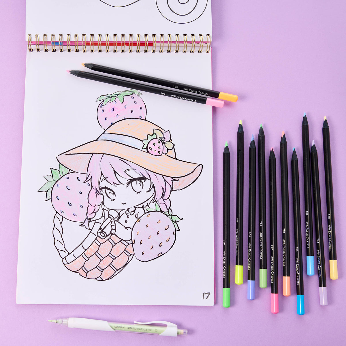 Faber-Castell / Creativity for Kids - Anime Drawing - Chibi Edition Drawing Instruction Kit