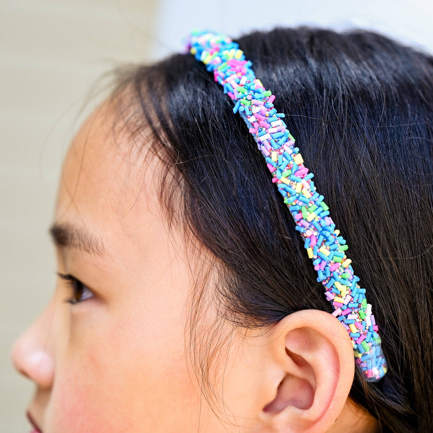 Frog Sac - Thin Sprinkle Headband - Non Slip Hair Accessories for Kids