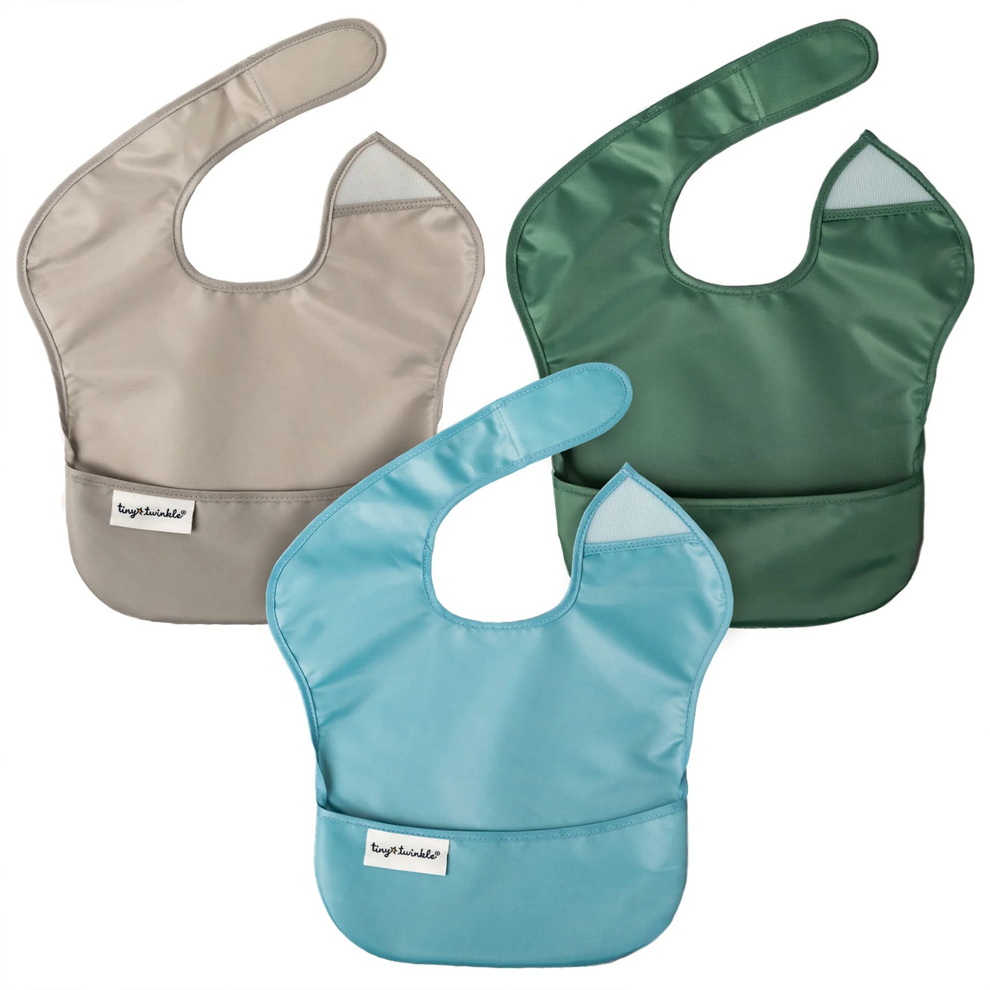 Tiny Twinkle - Mess-Proof Easy Bib 3 Pack