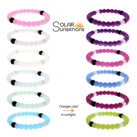 Frog Sac - Solar Reactive Silicone Bubble Bracelets
