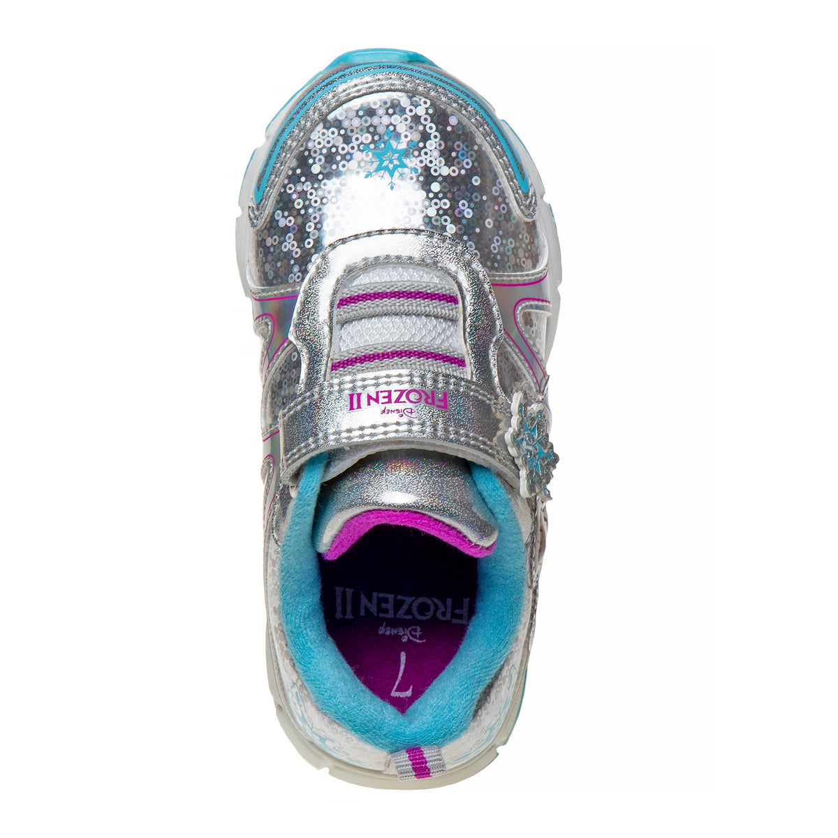Disney Frozen Anna and Elsa Sequin Light-Up Sneakers (Toddler/Little Kid)