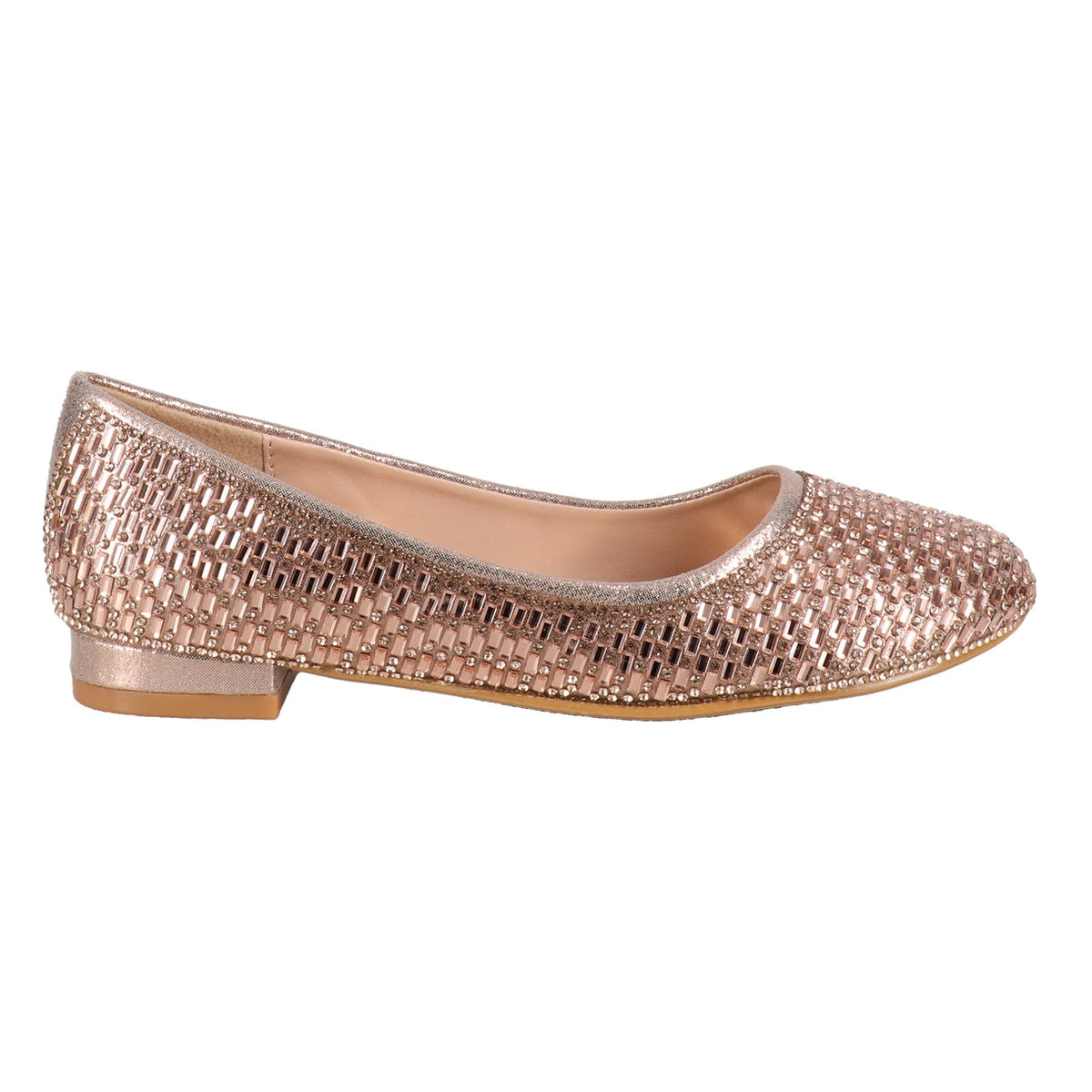 Badgley Mischka Girls Celeste Crystal Ballet Flat