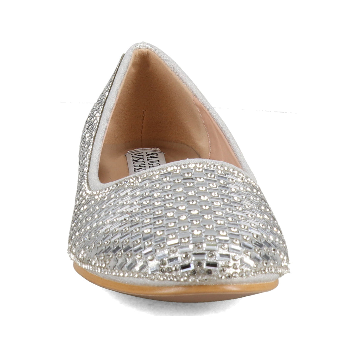 Badgley Mischka Girls Celeste Crystal Ballet Flat