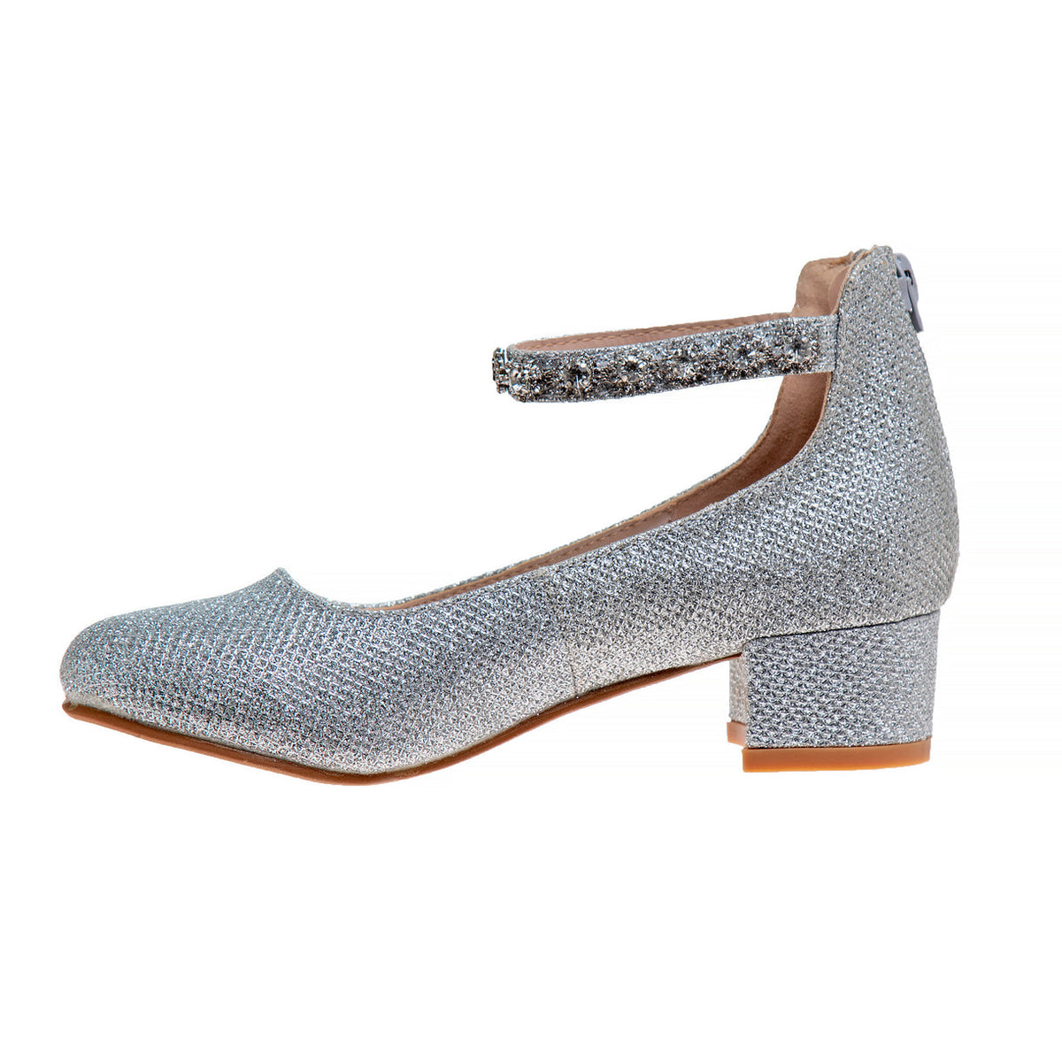 Badgley Mischka Girls Ally Satin Dress Shoe