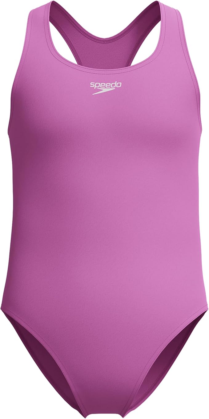 Speedo - Solid Racerback One Piece Swimsuit