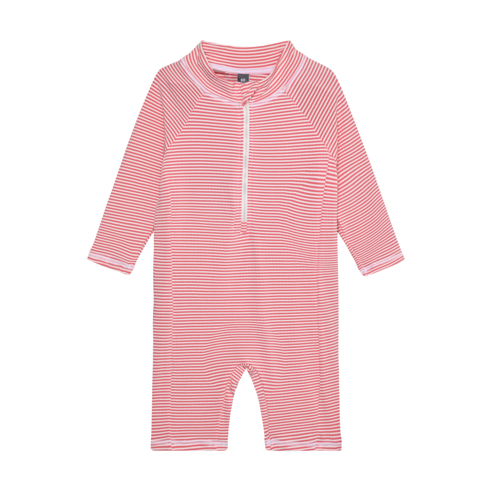 Color Kids - Striped Long Sleeve Swimsuit