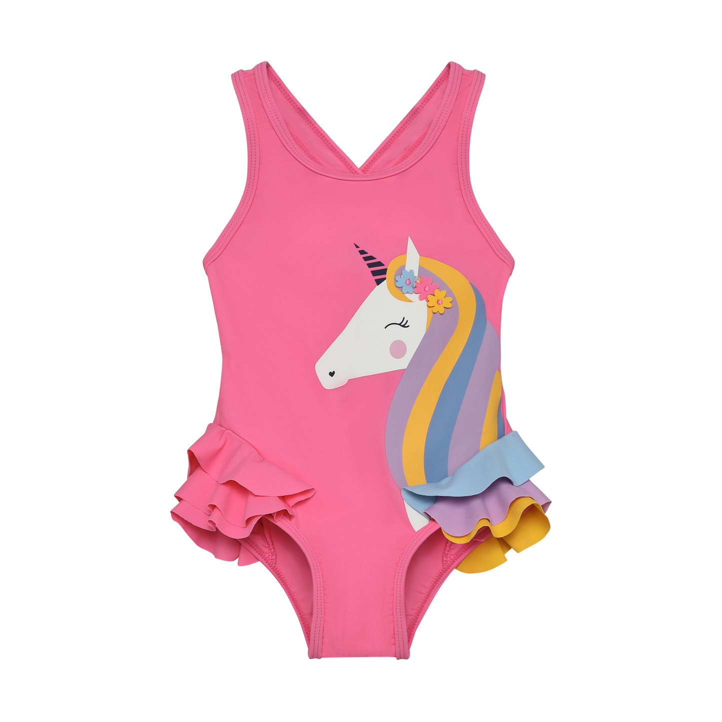 Color Kids Girl's Swimsuit 1 pc Pink Unicorn