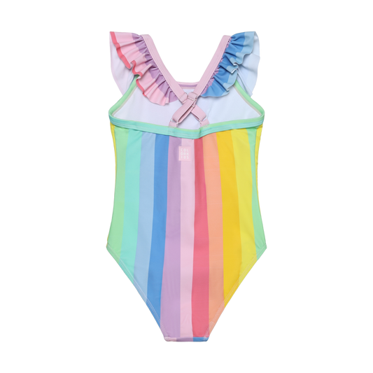 Color Kids - One-Piece Swimsuit Rainbow  - 6Y