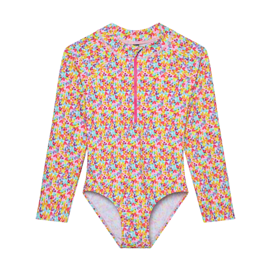 Color Kids Girl's Long Sleeve Swimsuit 1 pc - 6Y