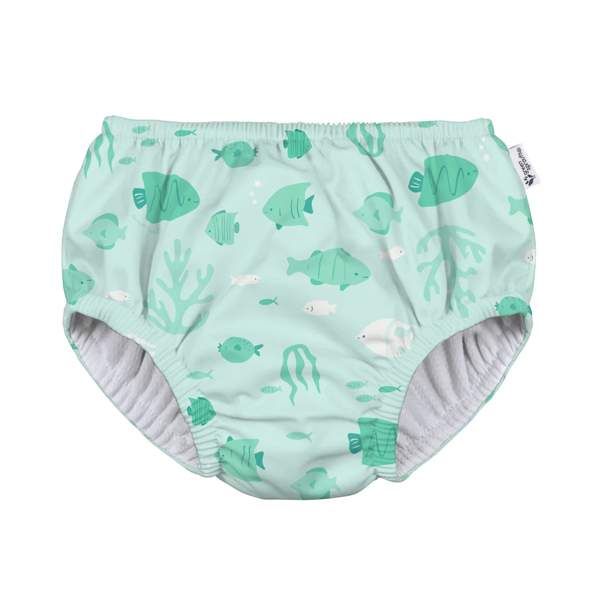 Greensprouts - Eco Pull - Up Swim Diaper - Light Seafoam - 6 Months