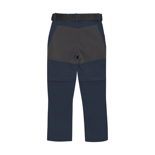 Color Kids Zip Off Pants With Stretch w Belt - 6Y