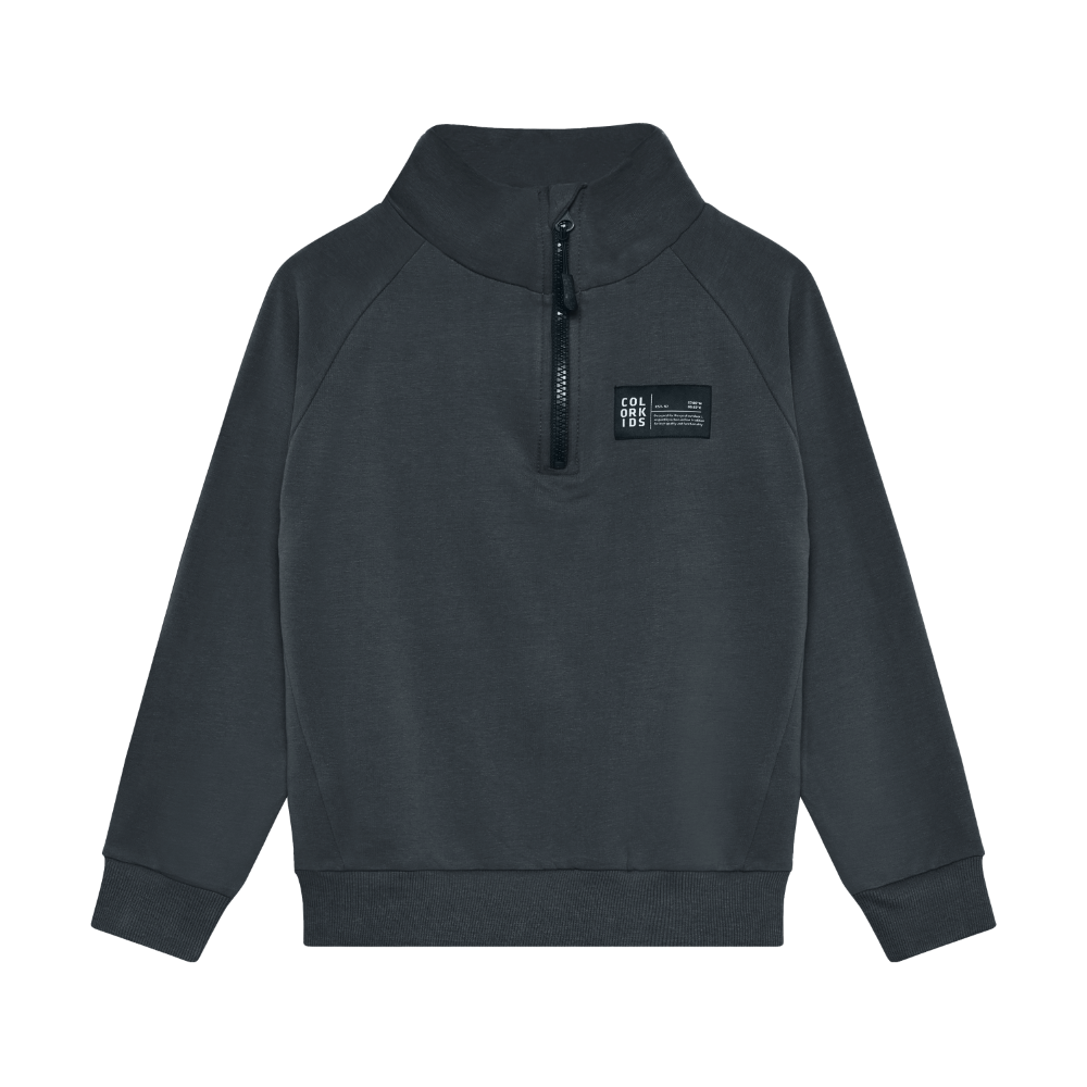 Color Kids - Cotton Three Quarter Zip Up