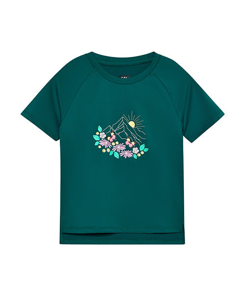 Color Kids - Mediterranean Green T-shirt - 6Y