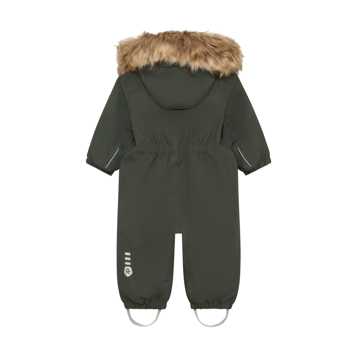 Color Kids Coverall with Fake Fur