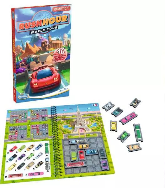 ThinkFun - Rush Hour Magnetic Travel Puzzle