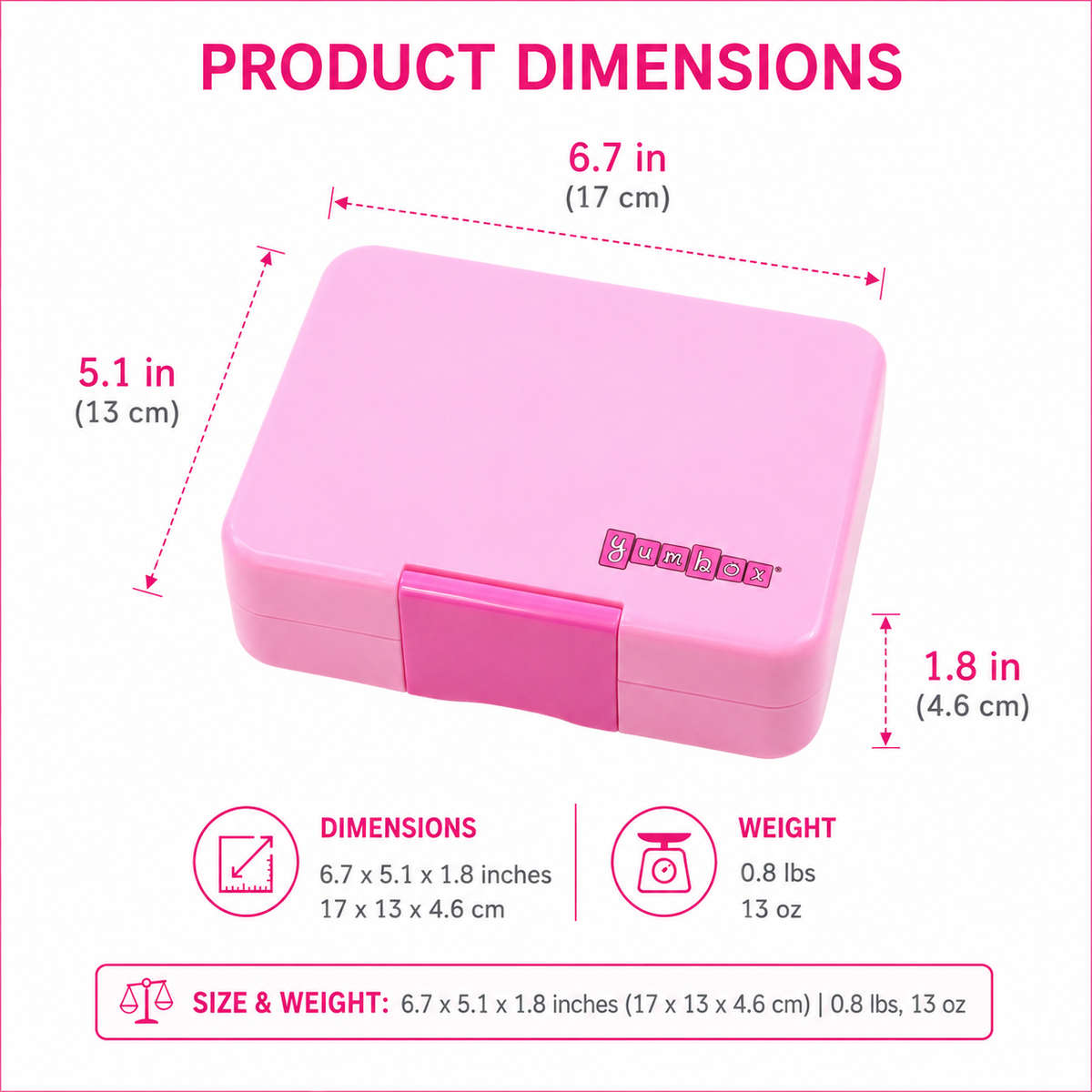 Yumbox - Yumbox Snack - Small Size Bento Lunch Box