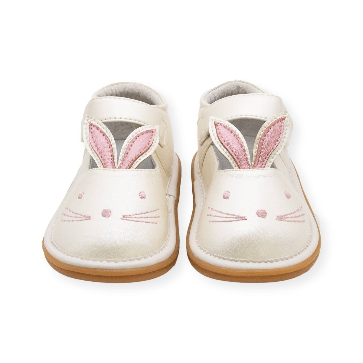 Wee Squeak Bunny Pearl White Shoes