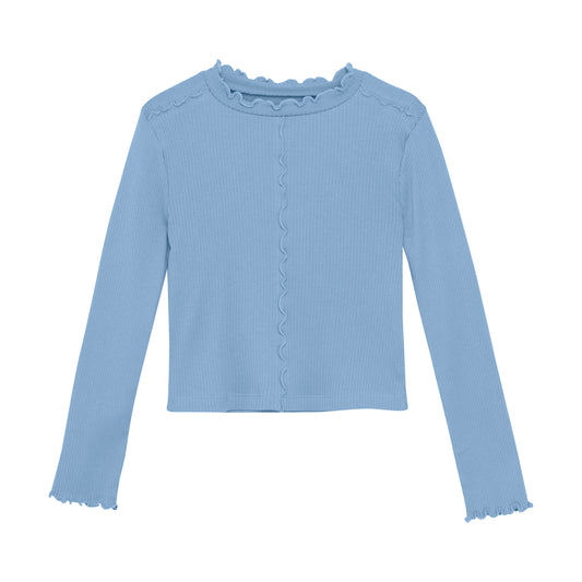 Creamie - T-shirt LS Rib -8Y(128)