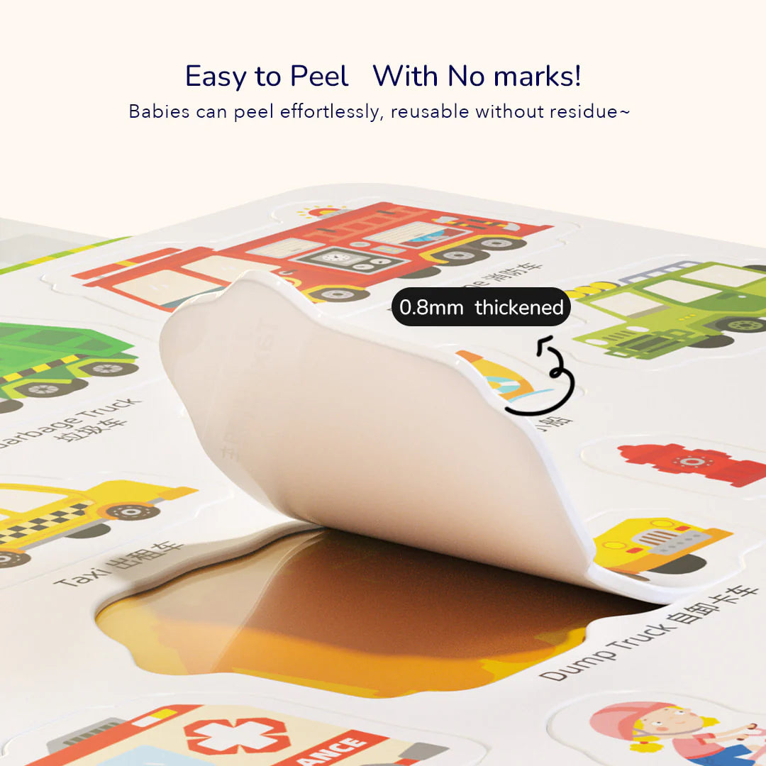 Mideer - Reusable Jelly Sticker Activity Book