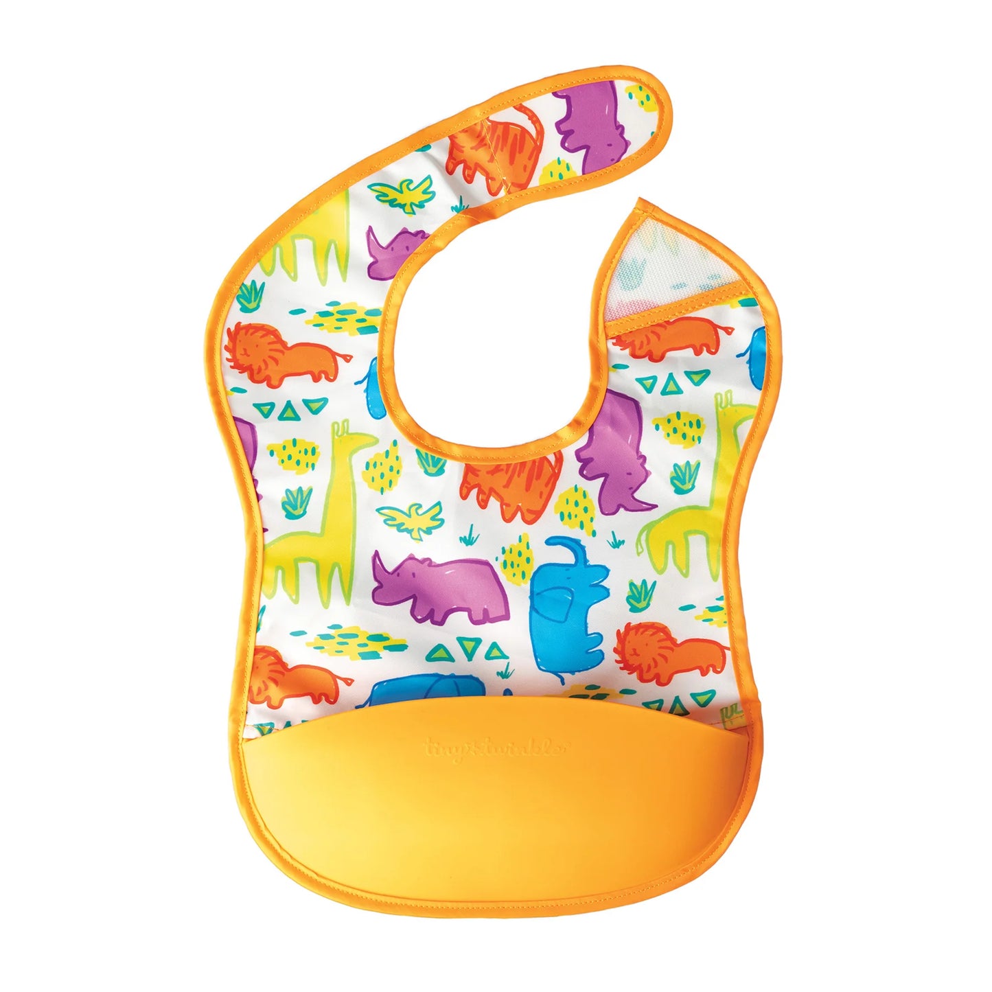 Tiny Twinkle - Mess-Proof Silicone Pocket Bib 2 Pack