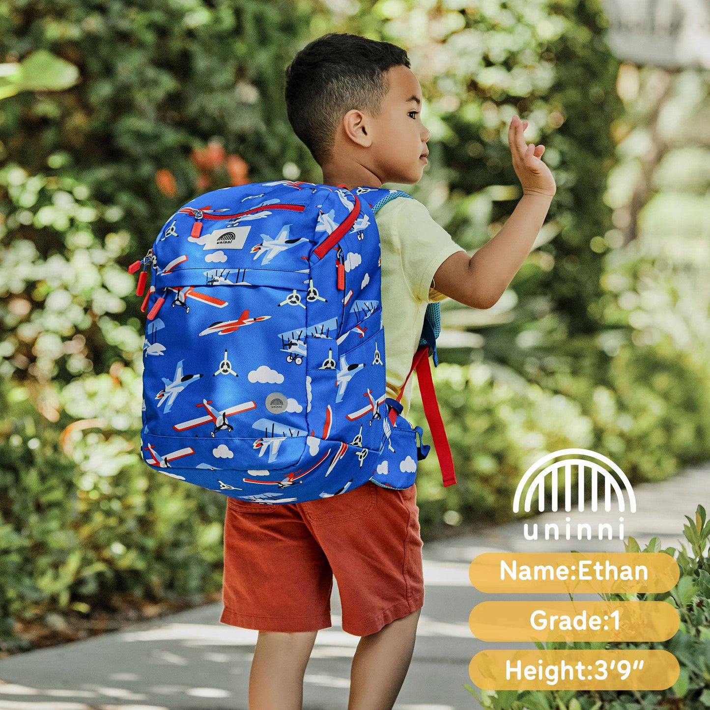 uninni - Bailey Backpack - Airplane