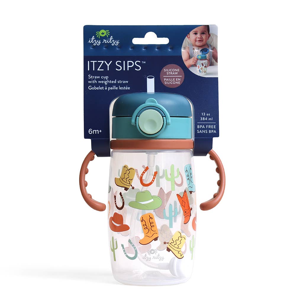 Itzy Ritzy - Itzy Sips Straw Cup with Snap-Close Lid