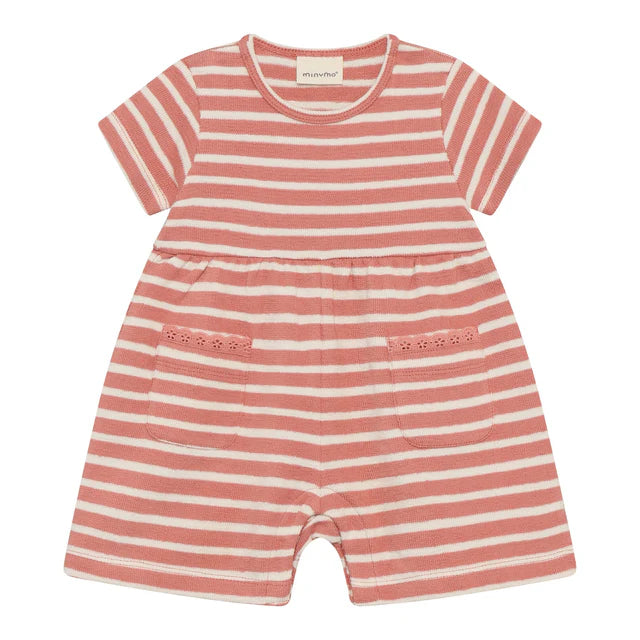 Minymo - Striped Knit Jumpsuit