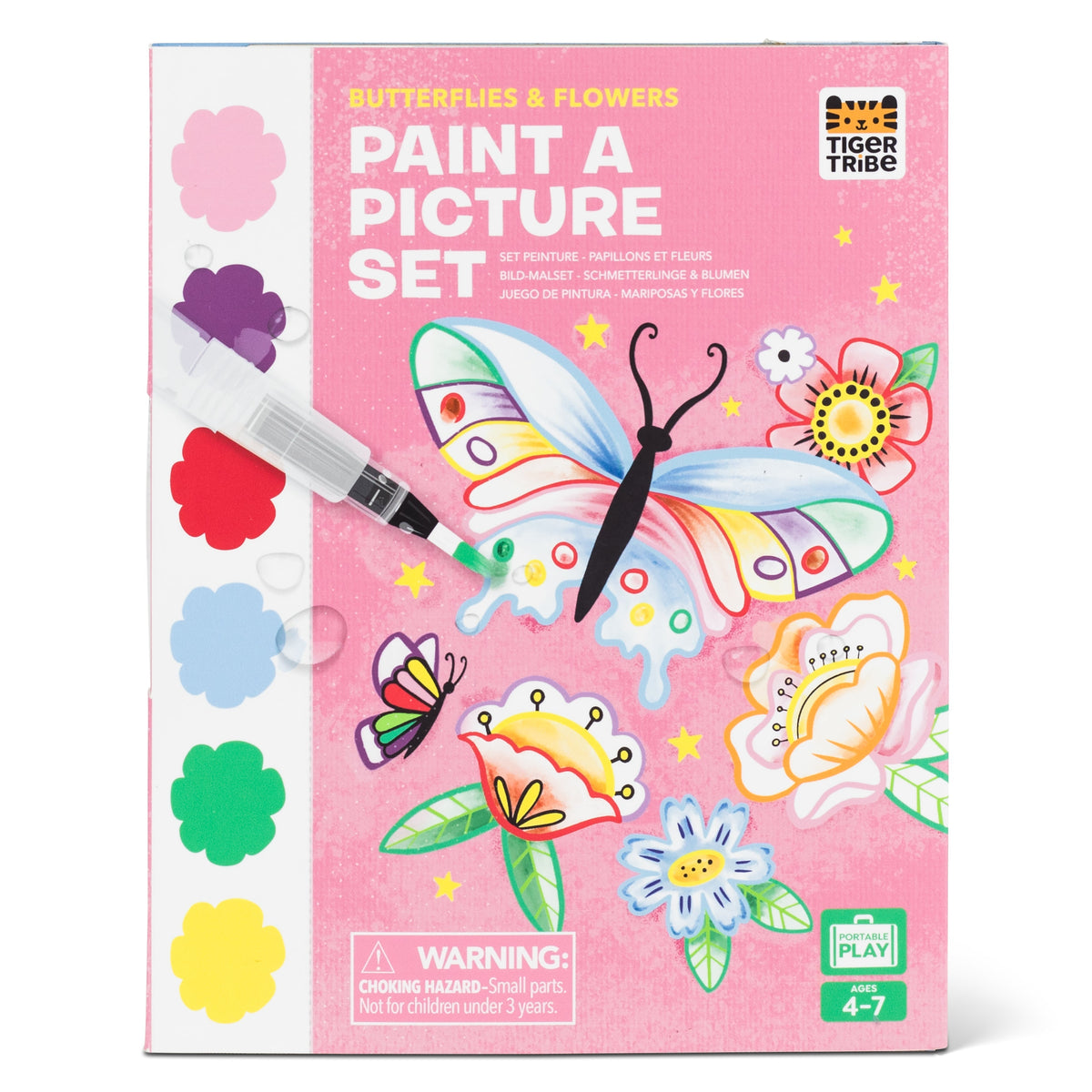 Tiger Tribe Paint a Picture Set Butterflies and Flowers