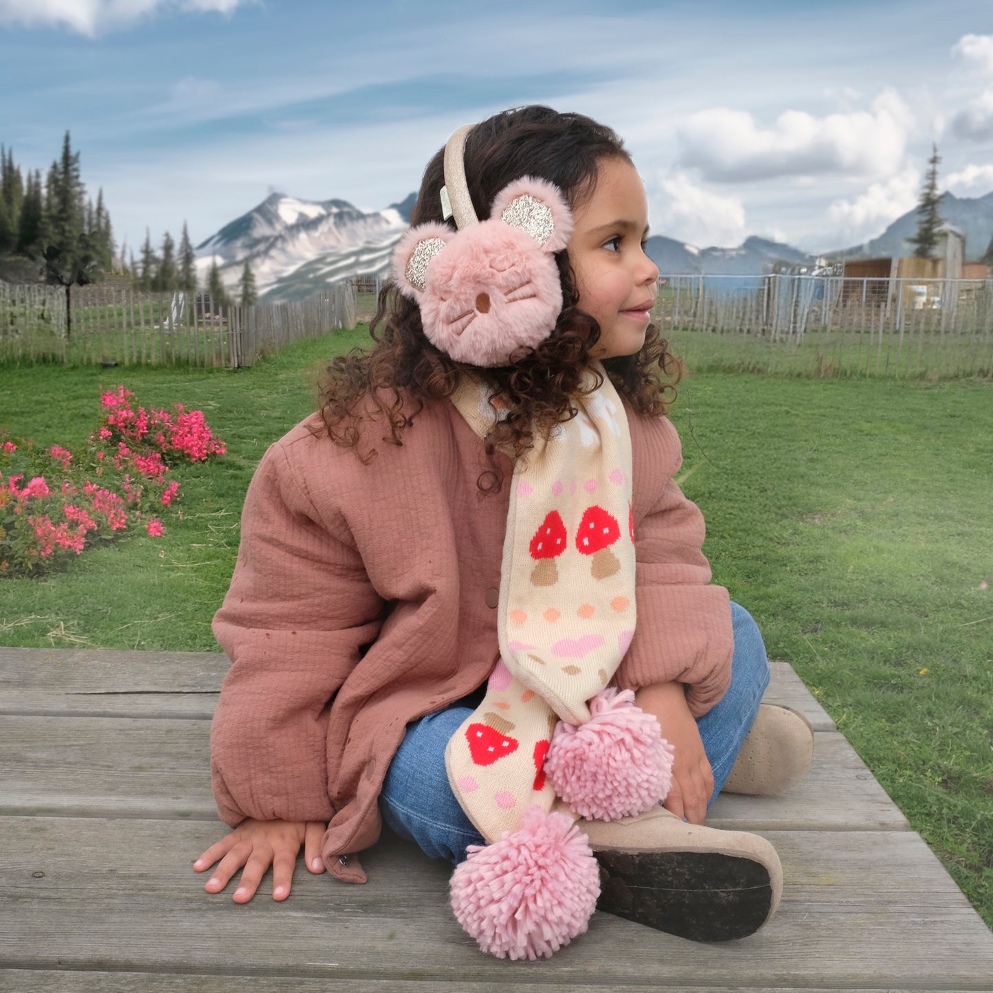 Rockahula - Alpine Fairisle Knitted Scarf