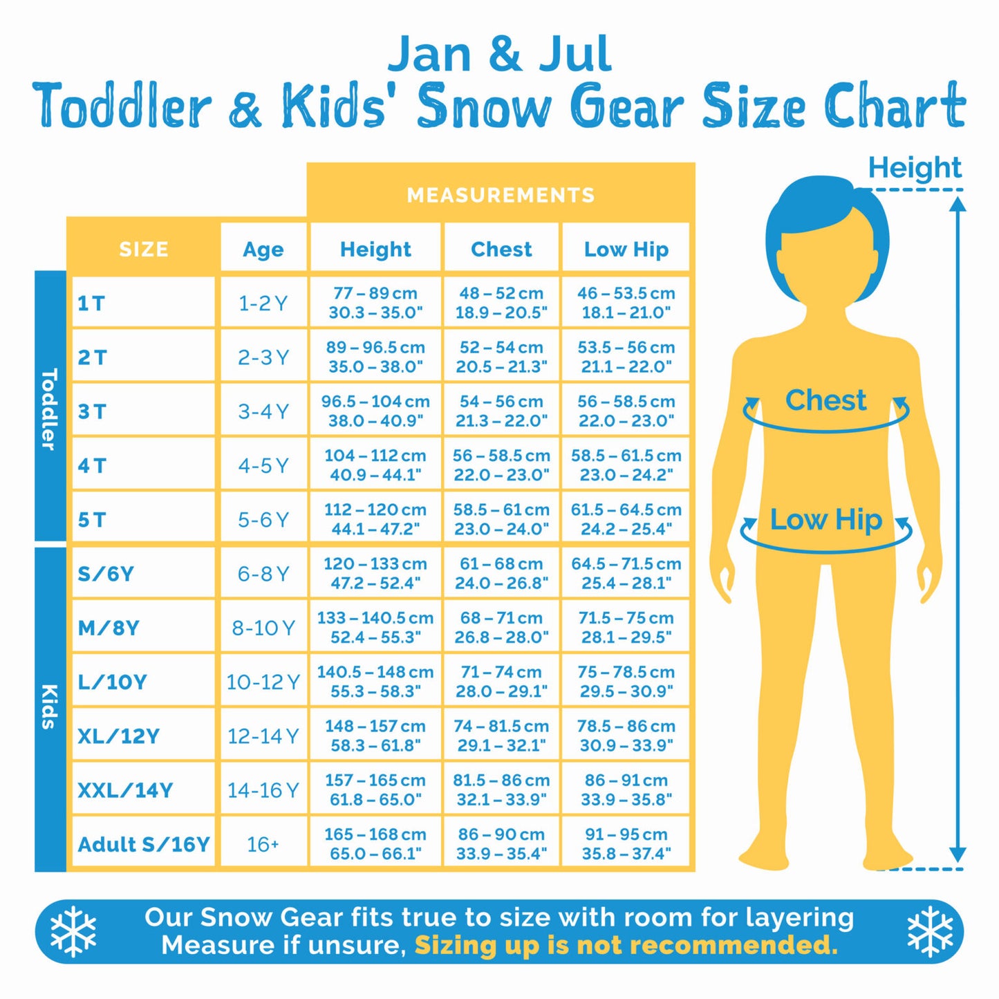 Jan & Jul Kids Ski Jacket