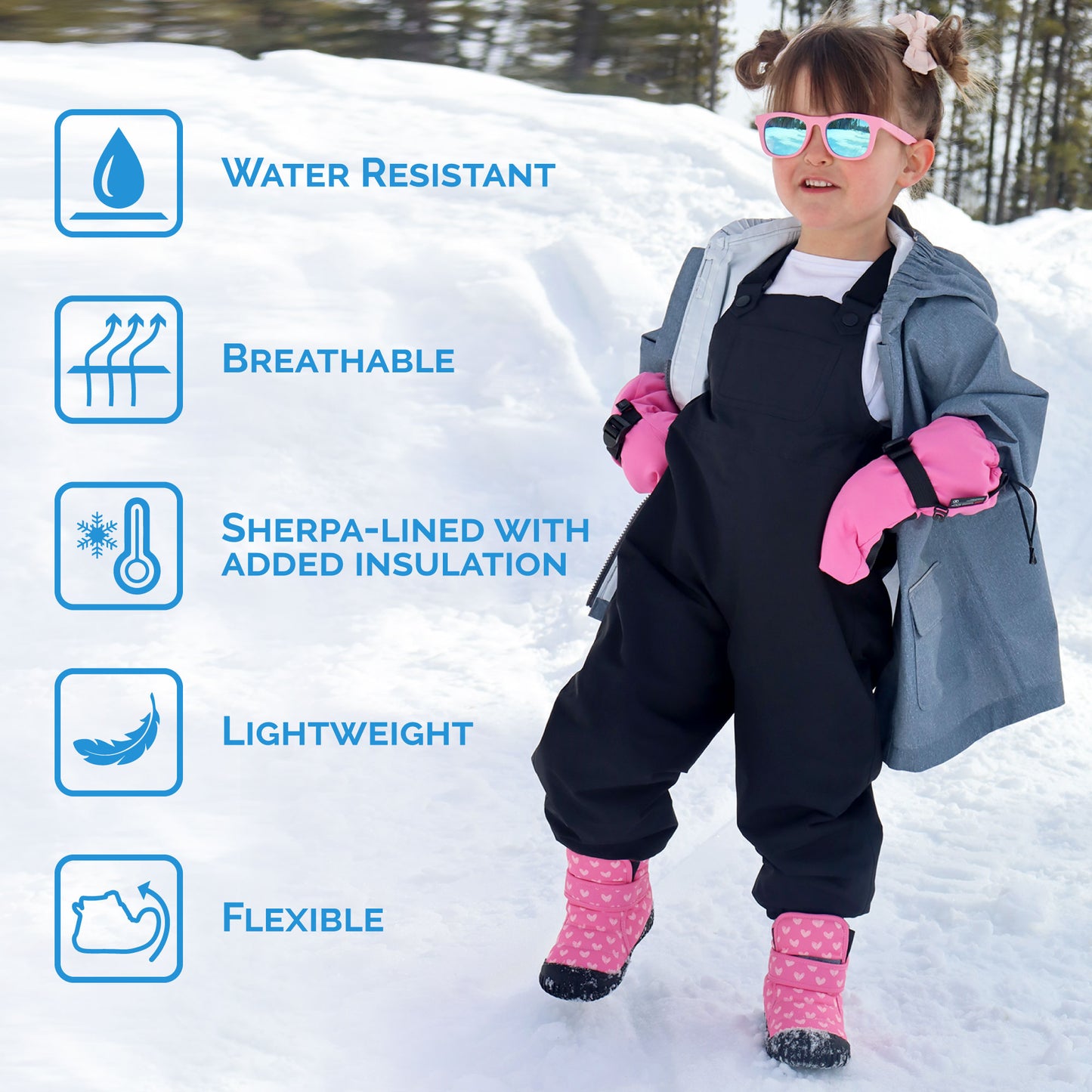 Jan & Jul - Kids Insulated Toddler Ankle Toasty Dry Booties