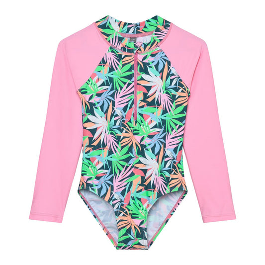 Color Kids Girl's Long Sleeve Swimsuit  1 pc - 6Y
