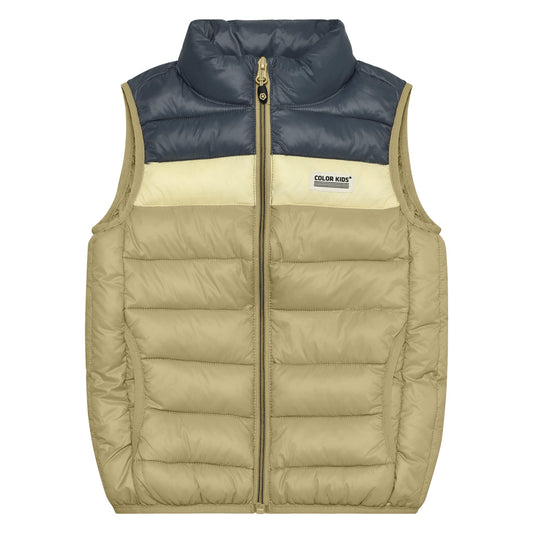 Color Kids Colorblock Quilted Vest - 6Y