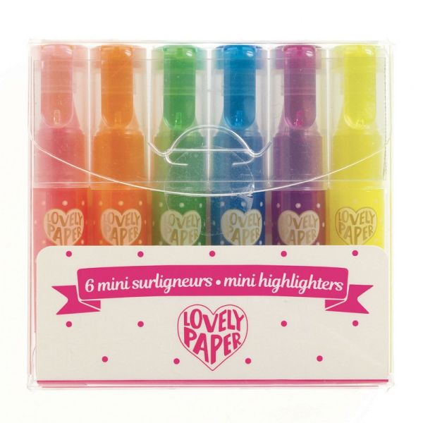 Djeco - Mini Neon Highlighters 6pcs