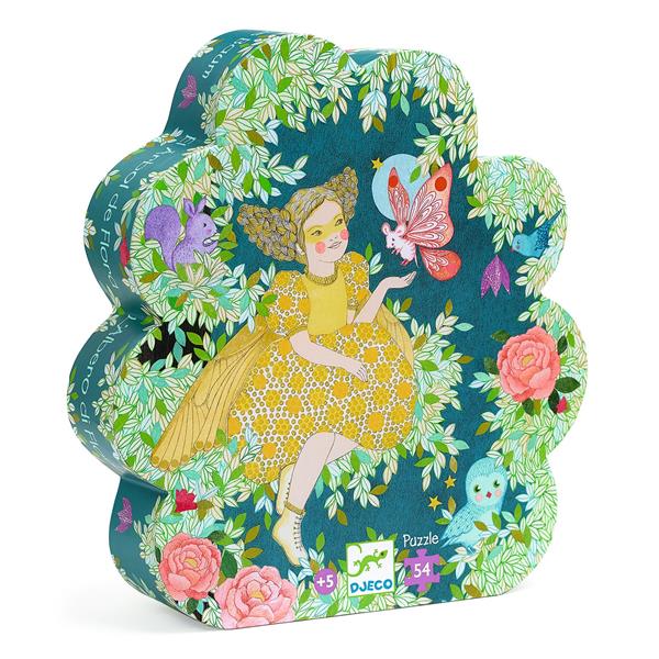 Djeco - Silhouette Puzzle: Flora's Tree - 54 pcs