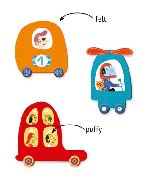 Djeco - Felt Character Decoration Art Activity
