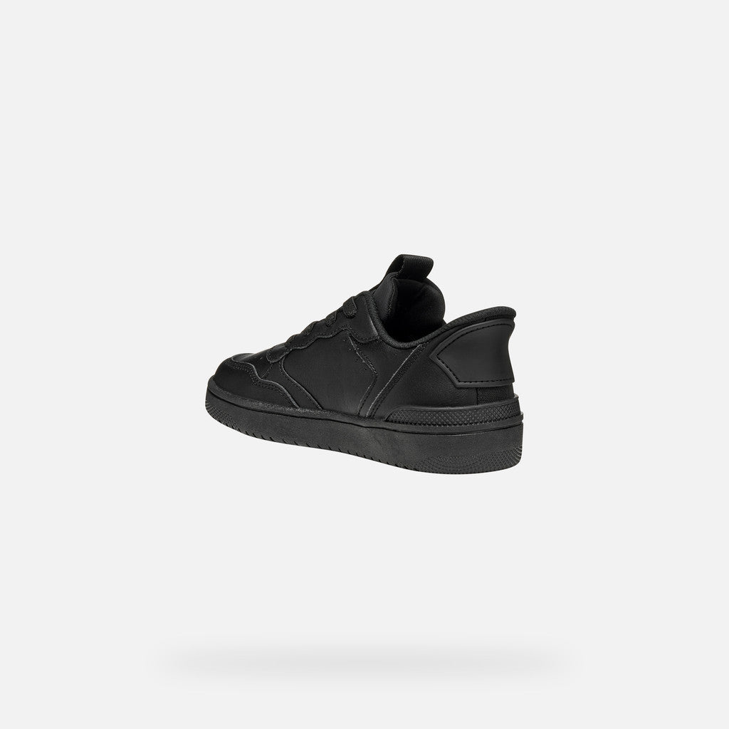 Geox Washiba Fast In Boy's Black Uniform Sneakers